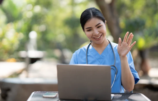 doctor-having-video-consult-sports-certificate