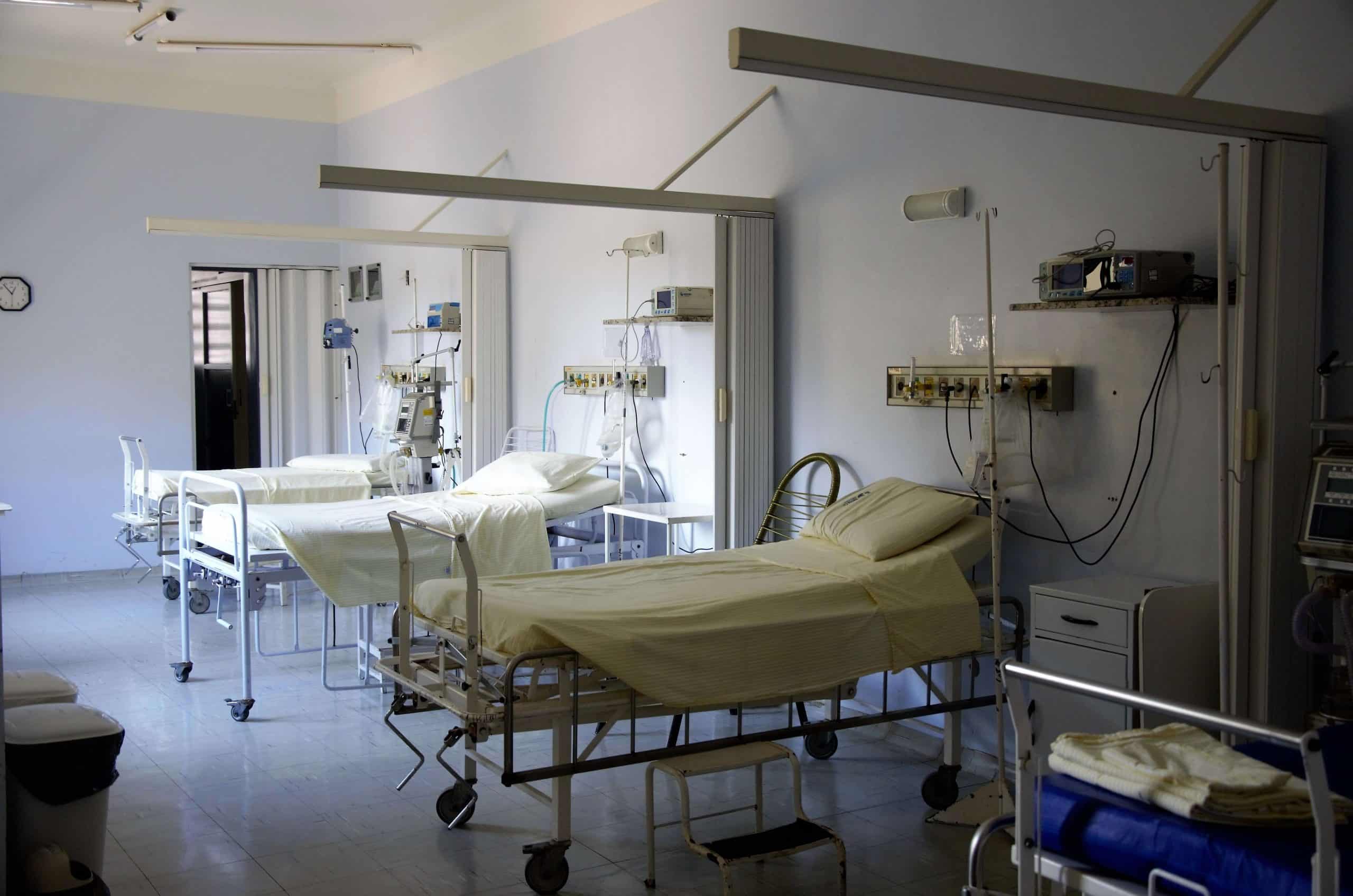 private hospital with empty beds